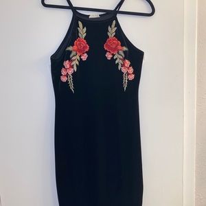 🌺Velvet slim strap dress🌺